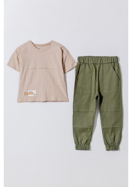 Creative Cepli Erkek Çocuk takım - Kahve