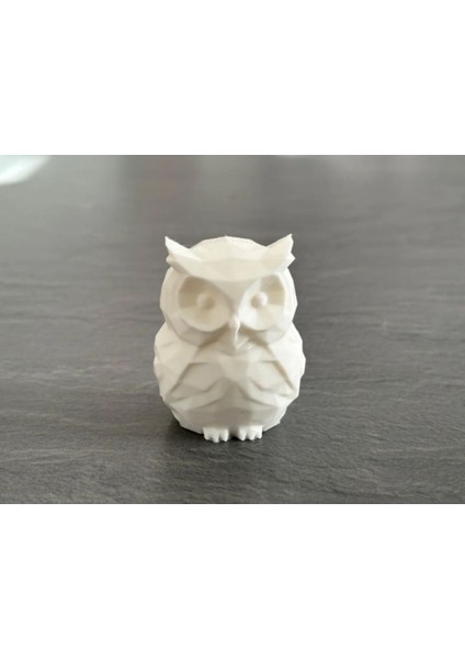 Sevimli Düşük Poli Baykuş ( 10 Cm )