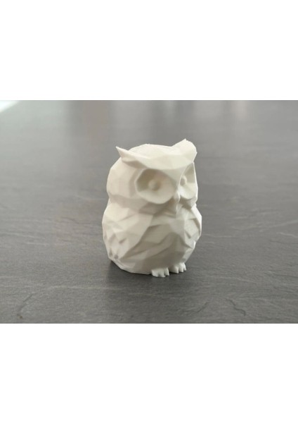 Sevimli Düşük Poli Baykuş ( 10 Cm )