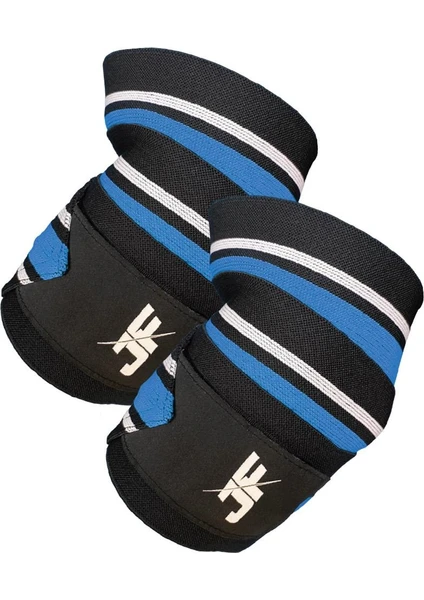 Elbow Wraps / Dirsek Bandajı 2’li Paket Siyah-Mavi