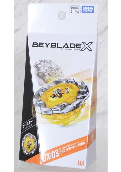 Beyblade x Ux-03 UX03 Booster Wizard Rod 5-70DB En Yeni Seri