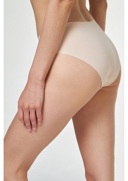 Dikişsiz Iz Yapmaz Lazer Kesim Toparlayıcı Kadın Slip Külot Korse Ten