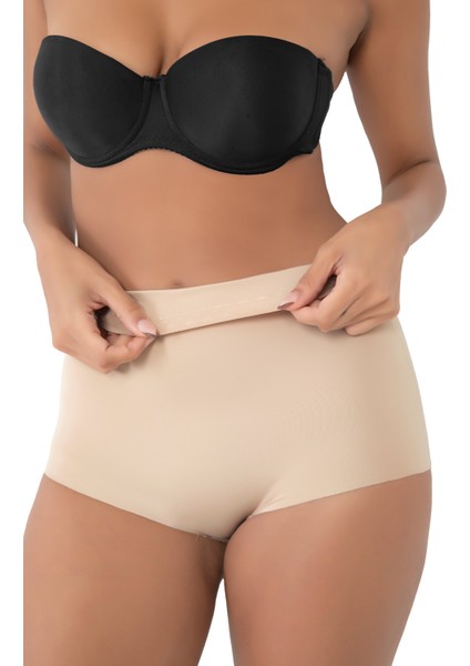 Toparlayıcı Iz Yapmaz Lazer Kesim Yüksek Bel Kadın Slip Korse Ten modelleri