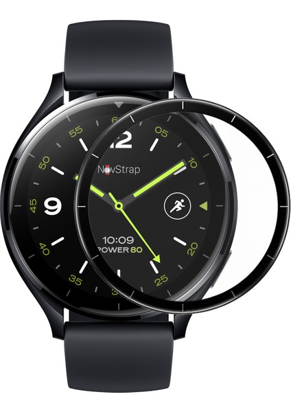 Xiaomi Watch 2 ile Uyumlu Ekran Koruyucu Nano Esnek Cam Tam Kaplayan Ppm