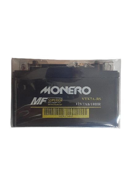 Motosiklet Akü 12V7AH/10HR YTX7A - Bs - [scooter] Monero