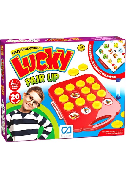 Lucky Pair Up 3+ Yaş Üzeri Çocuklar Için Çok Oyunculu Süper Eğlenceli Eşleştirme Oyunu