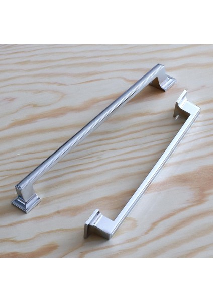 Gama 224 mm Krom Metal Kulp Mobilya Dolap Mutfak Dolabı Kapak Çekmece Kulpları Kulbu Kulbu 22.4 cm