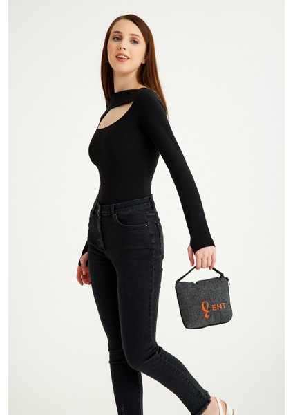 ENT CANTA Luna Model Unisex (Kadın ve Bay) Gezi,laptop,spor,günlük Su Geçirmez Sırt,el Çantası-Antrasit