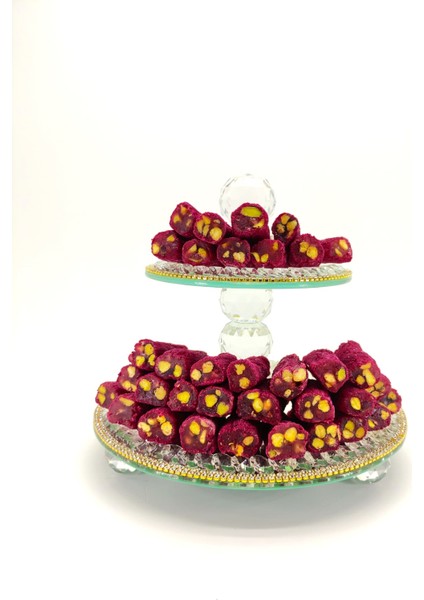 Antep Fıstıklı Böğürtlenli Fitil Lokum 1 kg