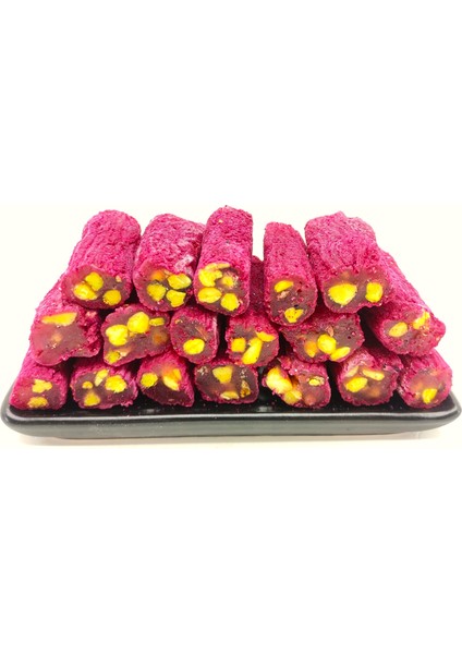 Antep Fıstıklı Böğürtlenli Fitil Lokum 1 kg fiyatları