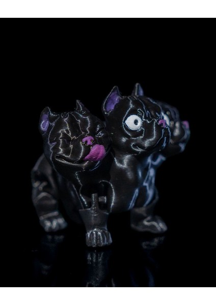 Harry Potter Felsefe Taşı Cerberus Çift Başlı Köpek Fluffy Hareketli oyuncak 13 cm