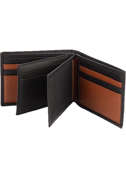 Deri Erkek Cüzdan Siyah-Taba C147-13 fırsatları