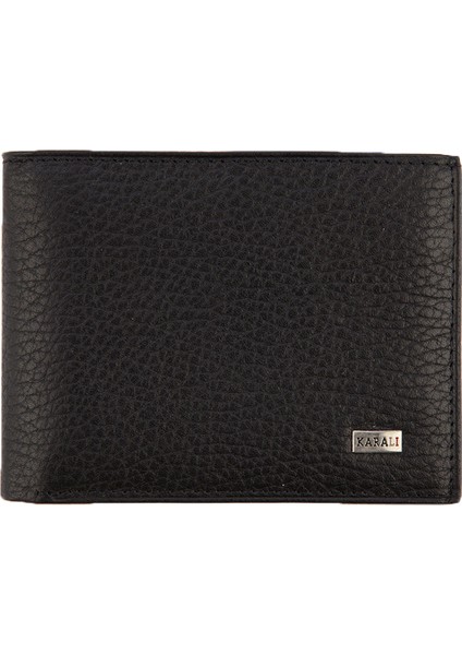 Deri Erkek Cüzdan Siyah-Bordo C147-15