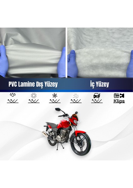Ultra Shop Mondial 125 Mh Drift Su Geçirmez Motosiklet Branda 4 Mevsime Uygun Motor Brandası