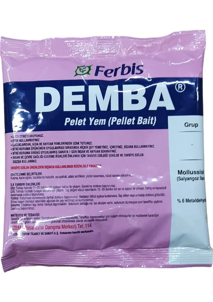 Demba Salyangoz Yemi (Sümüklü Böcek) 250 gr