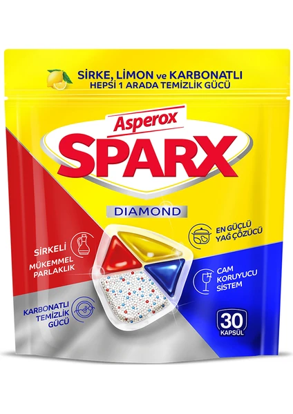 Sparx  Bulaşık Makinesi Kapsülü 30'lu