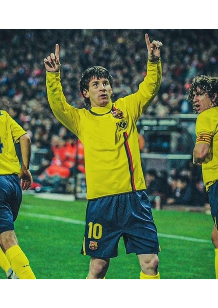 Barcelona 2008/09 Sezonu Lionel Messi Nostalji Forması