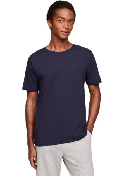 Tommy Hilfiger Erkek Lacivert T-Shirt