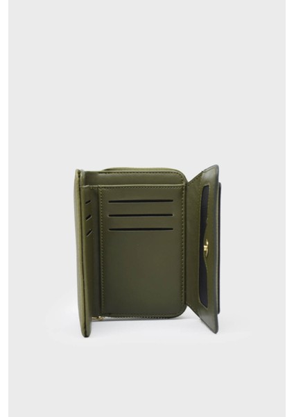 YC0001 Yeşil Kadın Kadın Cüzdan