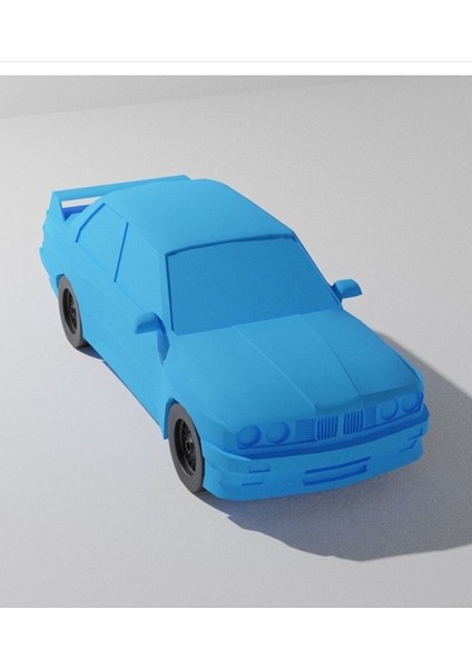 Bmw M3 E30 Model Maket Araba 19 cm (Büyük Boy)