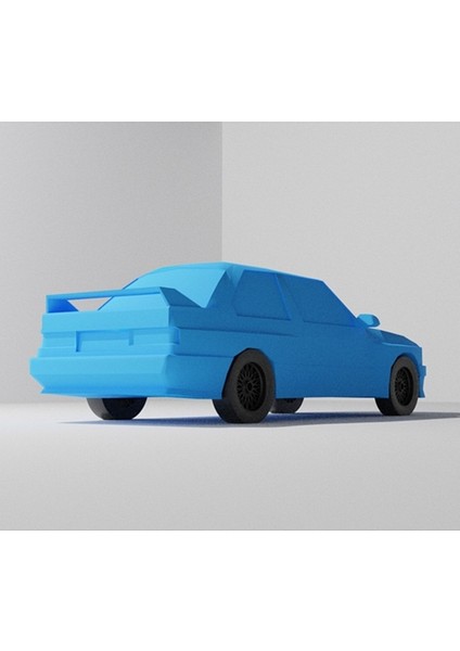 Bmw M3 E30 Model Maket Araba 19 cm (Büyük Boy)