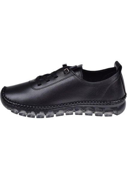 Hakiki Deri Comfort Kadın Ayakkabı VOY-9050 SİYAH modelleri