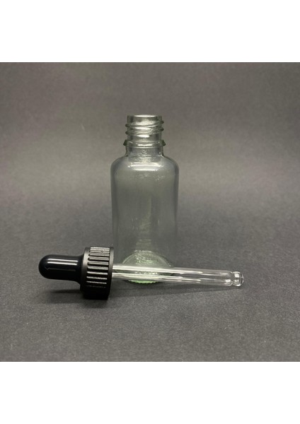 JUNİBELİW 5 Adet 30 ml Şeffaf Cam Şişe Kapaklı Cam Damlalıklı Boş Çok Amaçlı Yağ Esans Şişesi 5X30ML fiyatları