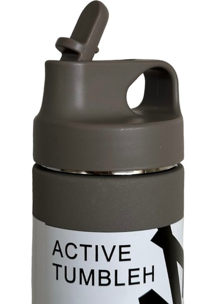 Çift Yalıtımlı Pipetli Vizon 550ML Stainless Steel Vakumlu Termos