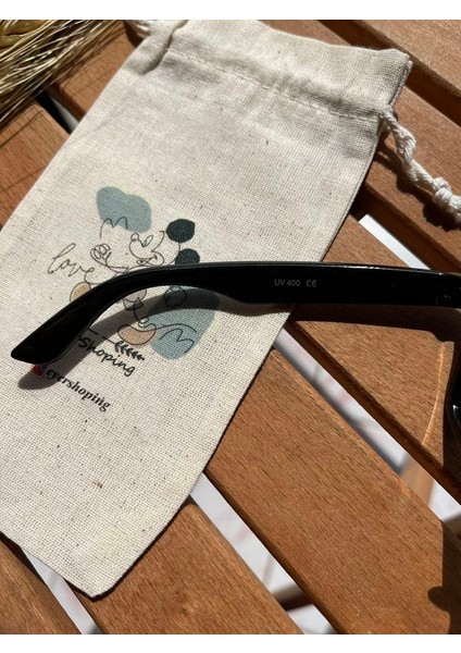 Geometrik Desenli UV400 Korumalı Çocuk Güneş Gözlüğü