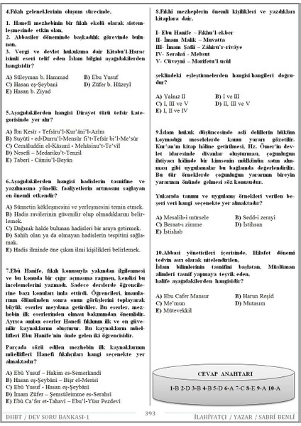 2024 Lisans DHBT Dev Soru Bankası 2 Cilt - Sabri Benli