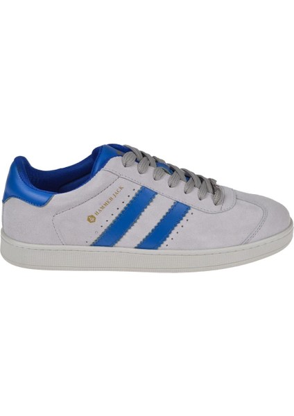 Hakiki Deri Erkek Spor Ayakkabı Sneaker Hj-Kamiq Gri Mavi Süet fiyatları