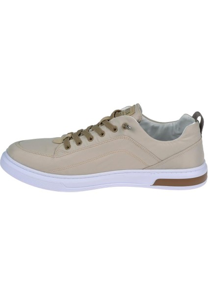 Keten Erkek Spor Ayakkabı Sneaker Ek-Vulgar Bej