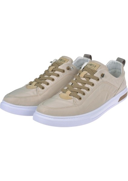 Keten Erkek Spor Ayakkabı Sneaker Ek-Vulgar Bej