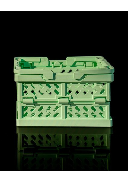 Çok Amaçlı Sert Plastik Kasa Alışveriş Sepeti Organizer Katlanabilir 15CM fırsatları