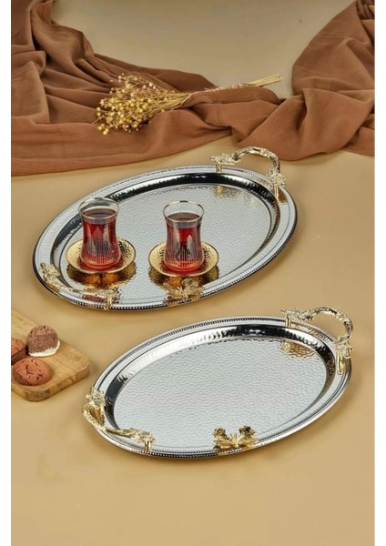 CKR3251 Oval Metal Tepsi 2 Li