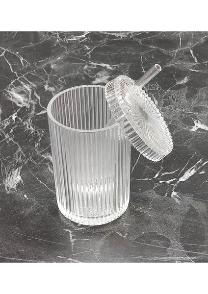 Pipetli Kristal Cam Bardak