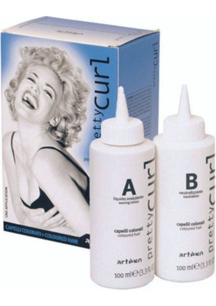 Pretty Curl Kalıcı Colored Tek Kullanımlık Alkali Perma Ilacı 100+100 Ml