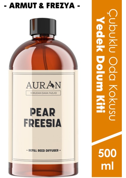 Armut & Frezya Yedek Çubuklu Oda Ve Ortam Kokusu Esansı Yedek Dolum Pear Freesia 500ml