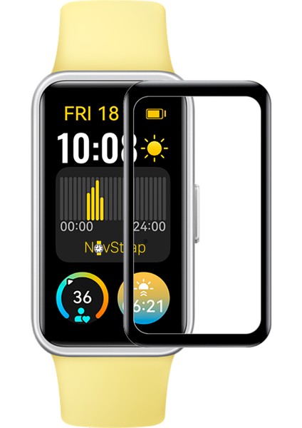 Huawei Band 9 ile Uyumlu Ekran Koruyucu Nano Esnek Cam Tam Kaplayan Ppm