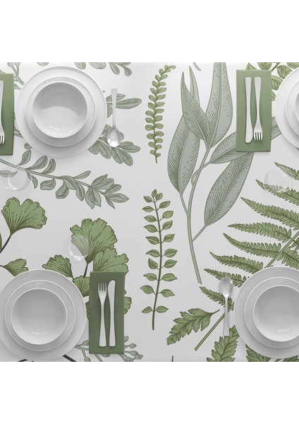 Adaçayı Yeşil Masa Örtüsü fiyatları