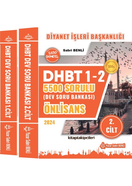 2024 Önlisans DHBT Dev Soru Bankası 2 Cilt - Sabri Benli