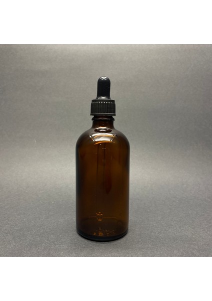 JUNİBELİW 10 Adet 100 ml Amber Cam Şişe Kapaklı Cam Damlalıklı Boş Çok Amaçlı Yağ Esans Şişesi 10X100ML