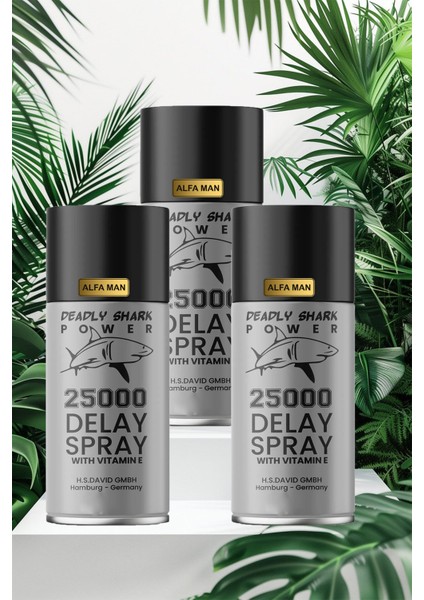 Alfa Man 3 Kutu DELAY25000 Geçiktirme Spreyi 45 ml