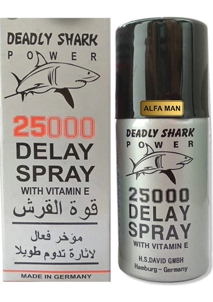 Alfa Man 3 Kutu DELAY25000 Geçiktirme Spreyi 45 ml