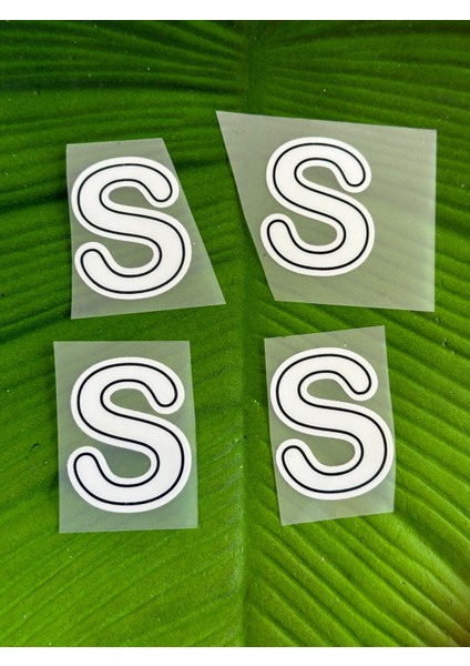 5x4 cm Ütü Ile Yapışan S Harfi Transfer Baskı Arma fiyatları