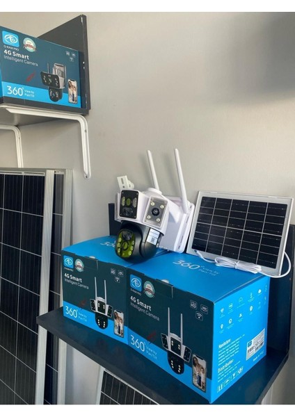 4g Solar Güneş Enerjili Çift Kameralı 1080P Ptz Kamera 6mp Dual Lens Imei Kayıtlı modelleri