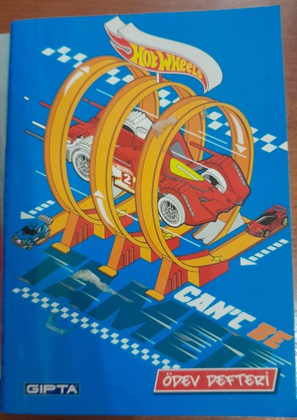 A6 32 Yaprak Ödev Defteri Hot Wheels (4 Adet)