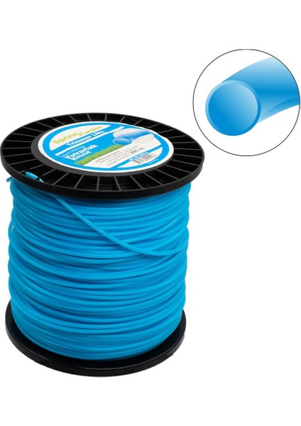 Motorlu Tırpan Misinası 3.3 mm 200 mt Yuvarlak (Diken, Ot, Çimen Kesme)