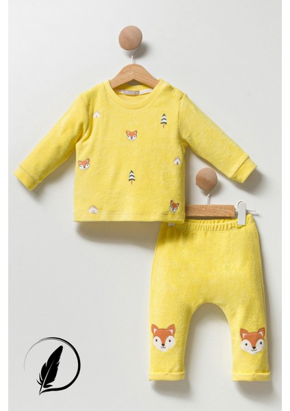 Erkek Bebek Ikili Takım- Şık ve Rahat Bebek Giyimi 6-9-12 Ay 9 Ay