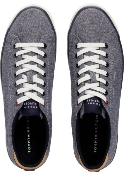 Th Hı Vulc Low Chambray Mavi Erkek Sneaker indirimleri